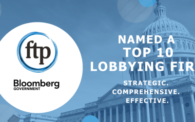 🎉 Forbes Tate Partners Named a Top 10 Lobbying Firm by Bloomberg Government 🎉